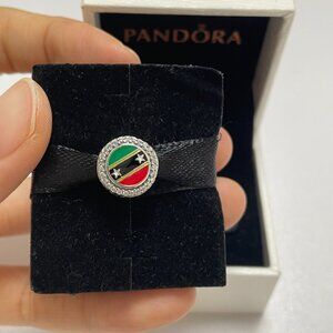 Pandora St.Kitts &Nevis Flag Exclusive Charm Bead